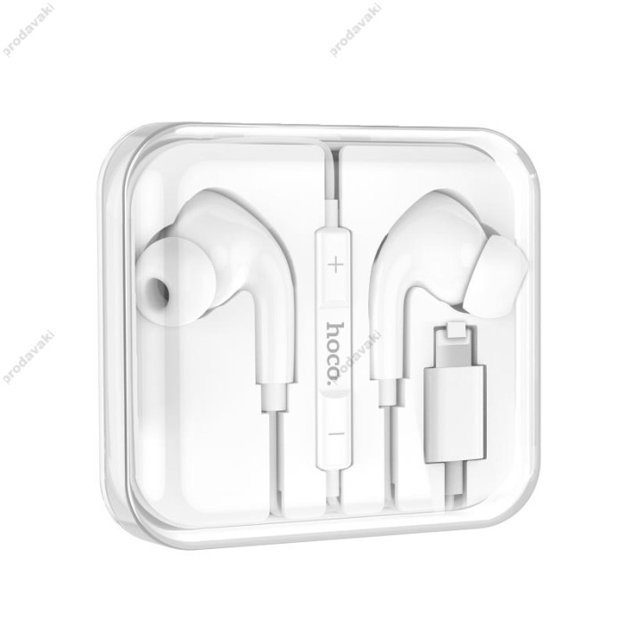 Дротові навушники HOCO M111 Pro Primero digital headset Lightning White